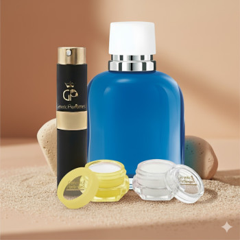 Spend $225 to get 1 Pcs Travel Spray (Light Blue pour Homme Italian Love) + 2 Solid Perfume